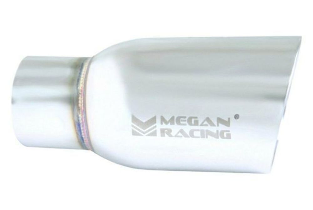 MEGAN MR-UT-SRT Racing universal 3.5" Stainless Roll Tip 2.5" pipping Tip only)