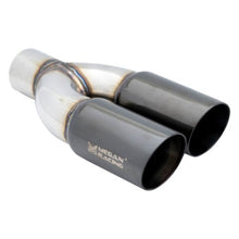 Load image into Gallery viewer, MEGAN MR-UT-TBC-3-PS Racing Universal Twin Black Chrome 3" Tips Passenger Side)