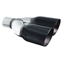 Load image into Gallery viewer, MEGAN MR-UT-TBC-PS Racing Universal Twin Black Chrome 3.5" Tips Passenger Side)