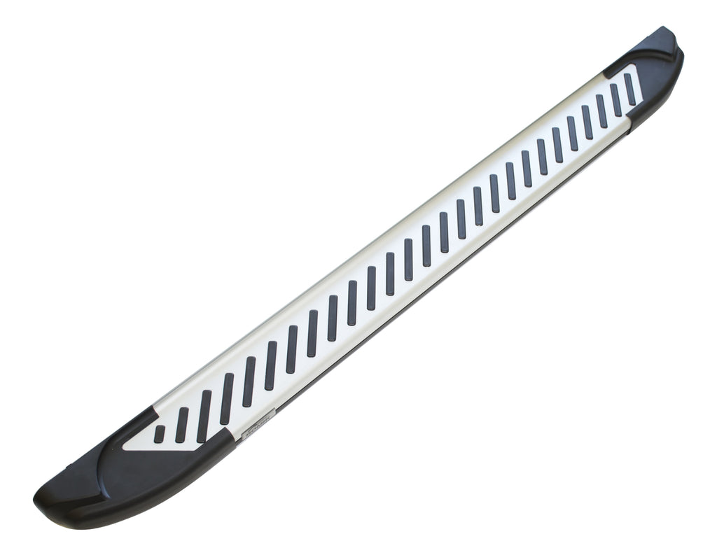 Romik 60032418 Silver Running Boards For 10-16 Silverado/Sierra Extended Cab