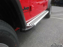 Load image into Gallery viewer, Romik 61316418 Silver Side Steps For 2019-2020 Jeep Gladiator