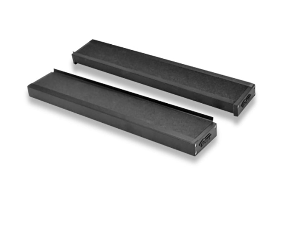 Romik 97382119 Black Running Boards For 14-20 Mercedes Sprinter 36" Pair