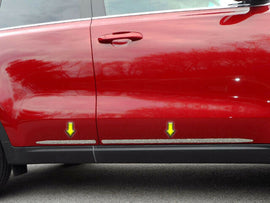 QAA AT17835 Polished Body Trim 4Pc Fits 17-22 Sportage