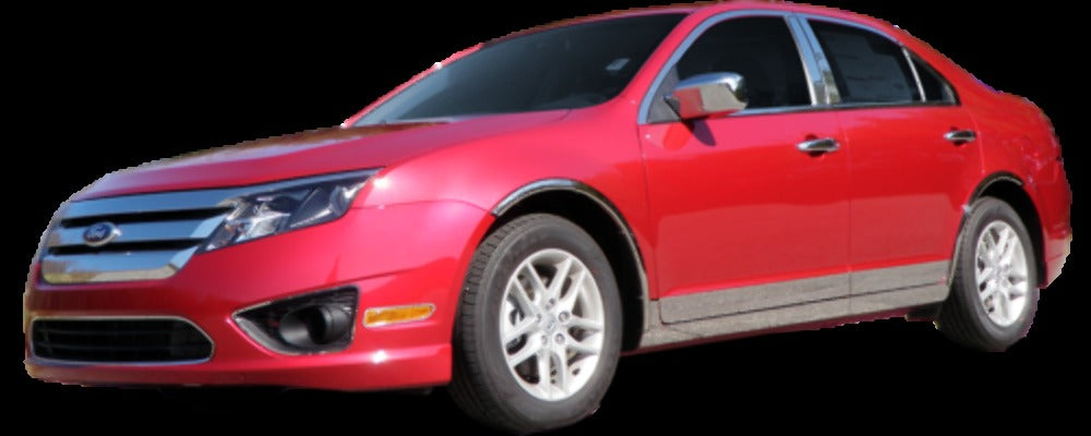 QAA AT50390 Polished Body Trim 12Pc Fits 06-12 Fusion Sedan