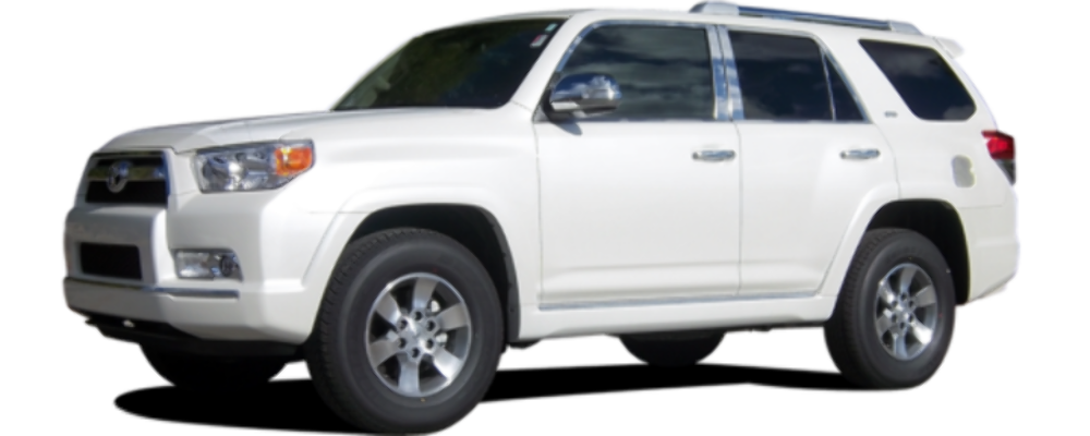 QAA DH10177 Chrome Door Handle Cover 8Pc Fits 10-24 4Runner