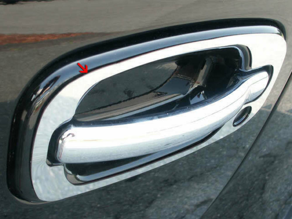 QAA DH42255 Chrome Door Handle Cover 4Pc Fits 02-06 Escalade