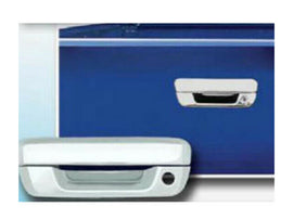 QAA DH44152 Chrome Tailgate Handle Cover 2Pc Fits 04-12 Canyon