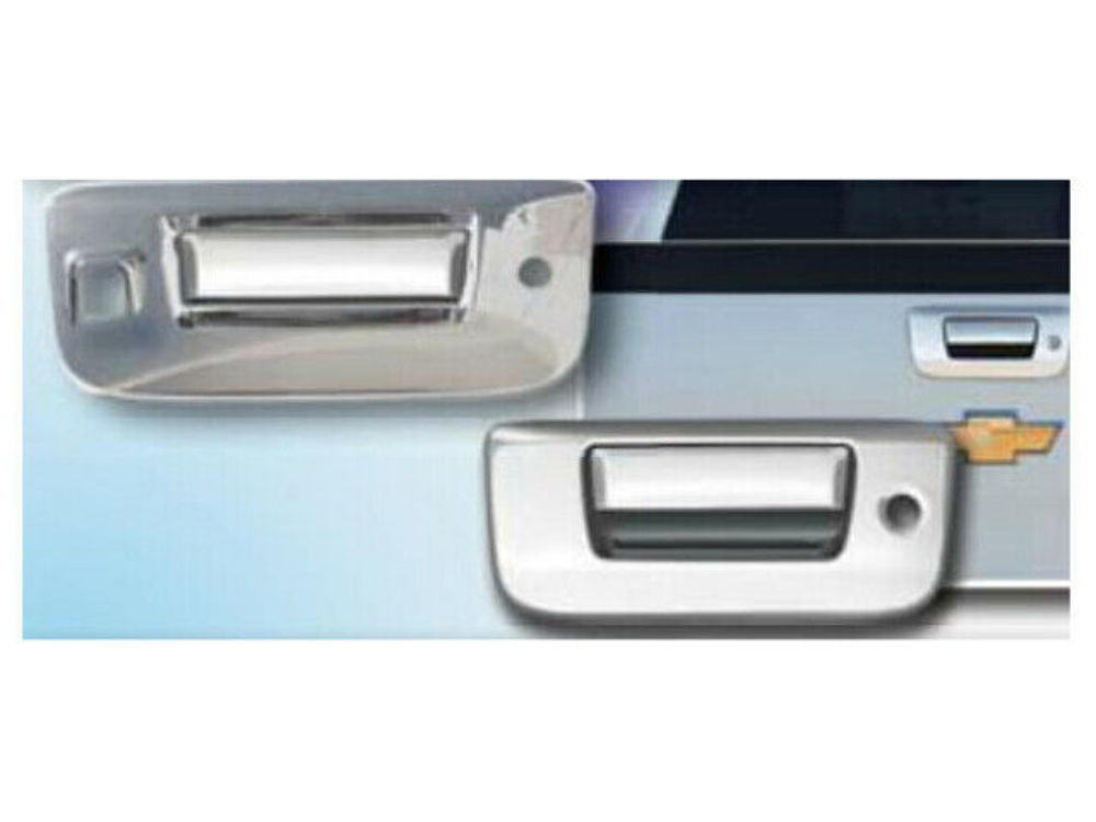 QAA DH47184 Chrome Tailgate Handle Cover 2Pc Fits 07-13 Sierra