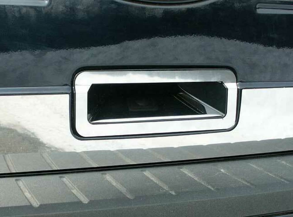 DH49340 Polished Tailgate Handle Accent Trim Ring 2Pc Fits 09-12 Flex