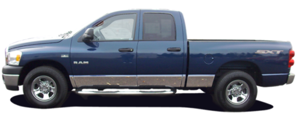 QAA DH49931 Chrome Door Handle Cover 4Pc Fits 19-21 Ram 2500