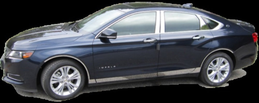QAA DH54137 Chrome Door Handle Cover 8Pc Fits 14-20 Impala Sedan