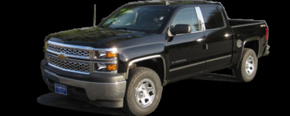 QAA DH54181 Chrome Door Handle Cover 4Pc Fits 14-18 Silverado
