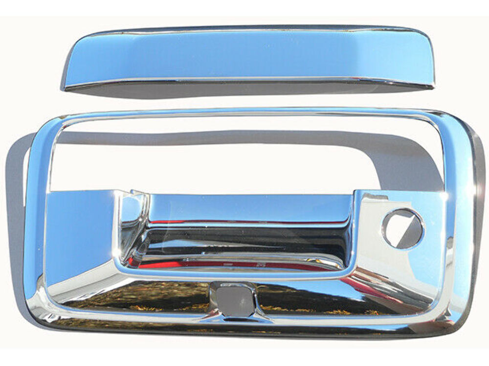 DH54184 Chrome Tailgate Handle Cover 2Pc Fits 19-19 Silverado Extended Cab