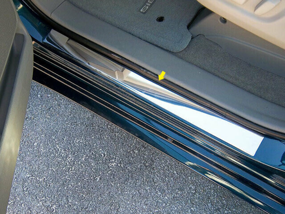 QAA DS11150 Polished Door Sill Trim 2Pc Fits 11-20 Sienna