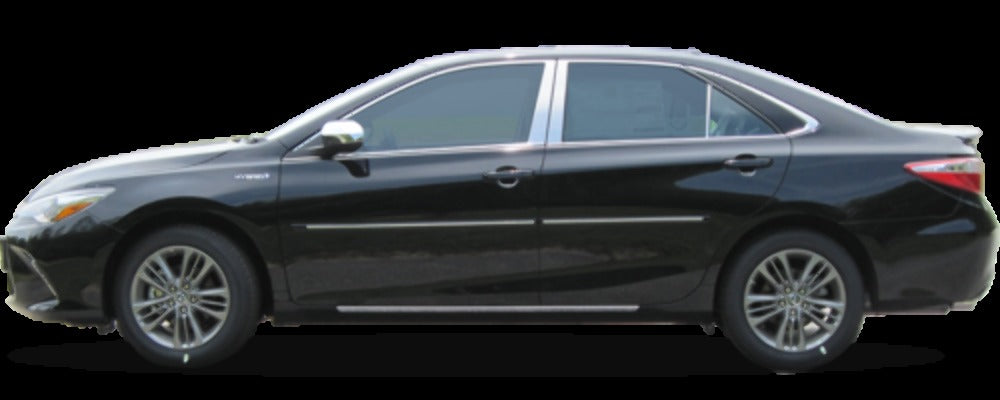 QAA GC15130 Polished Gas Door Trim 1Pc Fits 15-17 Camry Sedan