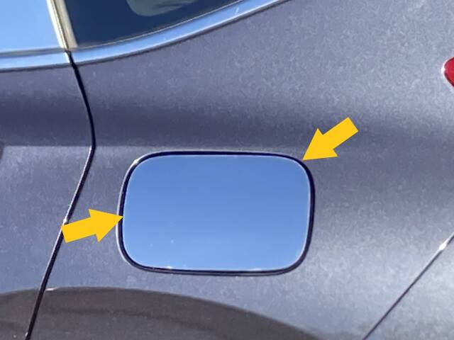 QAA GC17235 Polished Gas Door Trim 1Pc Fits 17-22 CR-V