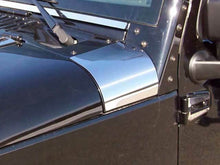 Load image into Gallery viewer, HD47085 Polished Upper Hood Accent Trim 2Pc Fits 07-18 Wrangler JK