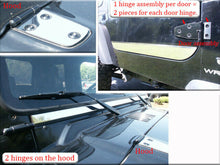 Load image into Gallery viewer, QAA HP45090 Polished Hinge Cap Package 6Pc Fits 97-06 Wrangler TJ