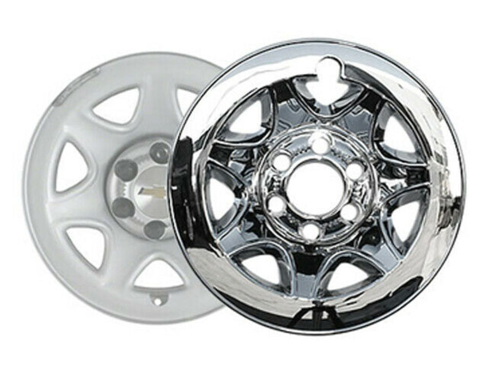 QAA HUB54181 Chrome Wheel Cover 4Pc Fits 14-16 Silverado