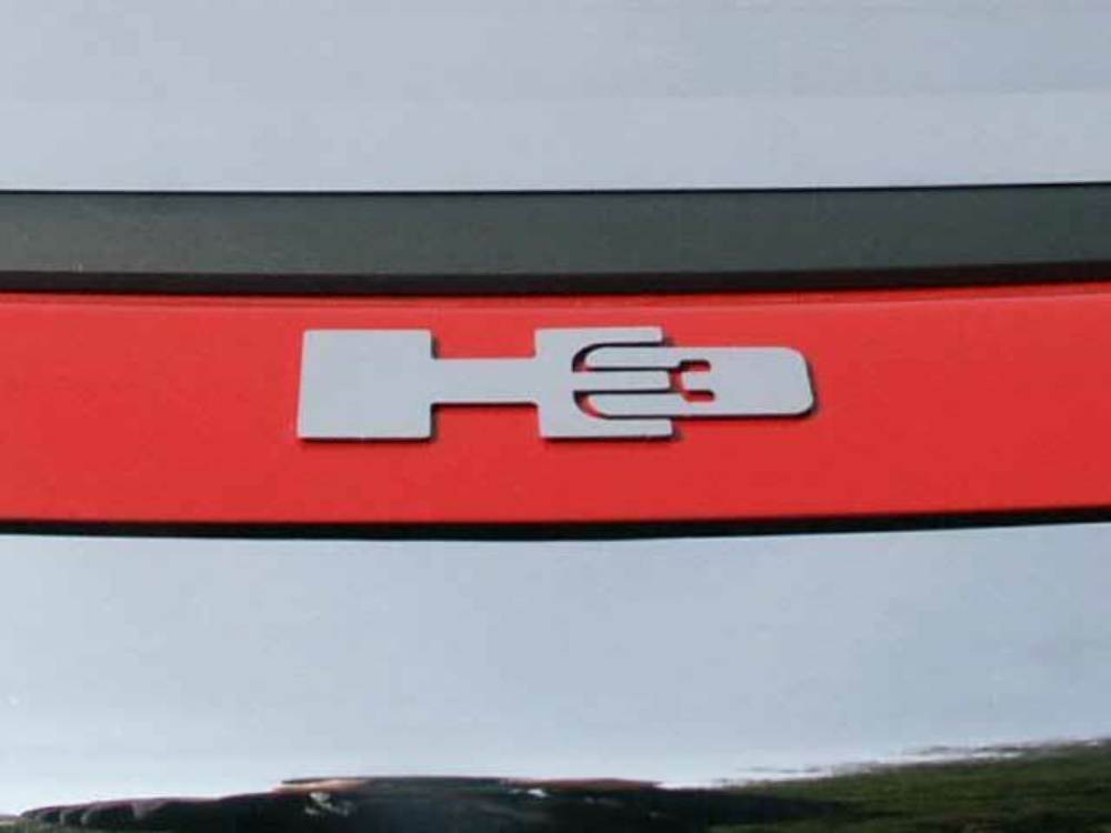 QAA HV46308 Polished Letter Graphics 2Pc Fits 06-09 H3