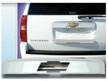 Load image into Gallery viewer, QAA LBP47196 Chrome Top License Bar Trim 1Pc Fits 07-14 Tahoe