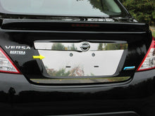 Load image into Gallery viewer, QAA LP12530 Polished License Plate Bezel 1Pc Fits 12-19 Versa Sedan