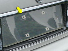 Load image into Gallery viewer, LP40245 Polished License Plate Bezel 1Pc Fits 00-05 DeVille Sedan