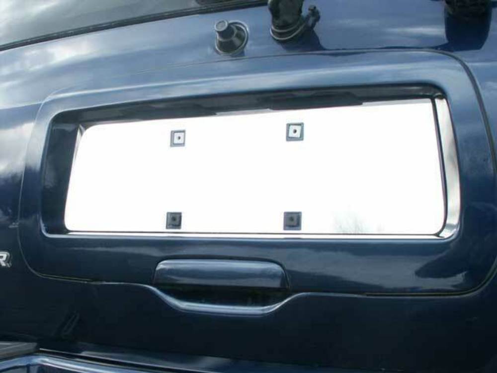 QAA LP42290 Polished License Plate Bezel 1Pc Fits 02-04 Bravada