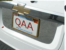 Load image into Gallery viewer, QAA LP45160 Polished License Plate Bezel 1Pc Fits 05-09 Equinox