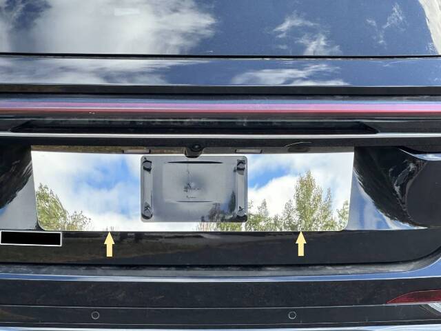QAA LP74660 Polished License Plate Bezel 1Pc Fits 24-26 Nautilus