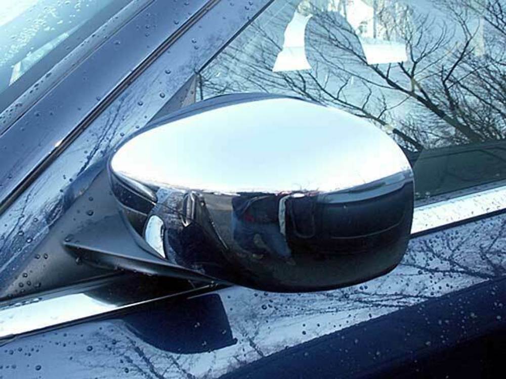 QAA MC45760 Chrome Mirror Cover Set 2Pc Fits 06-10 Charger Sedan