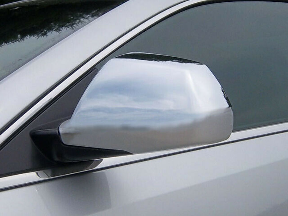 QAA MC48251 Chrome Mirror Cover Set 2Pc Fits 11-14 CTS Coupe Coupe