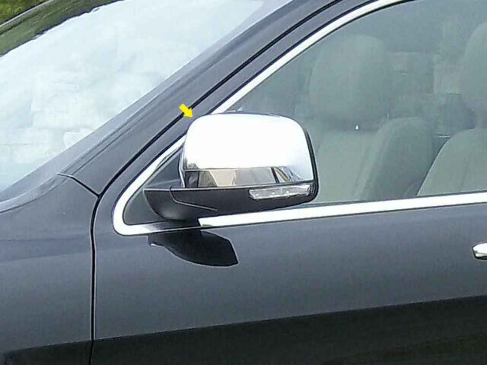 QAA MC51080 Chrome Mirror Cover Set 2Pc Fits 11-23 Durango