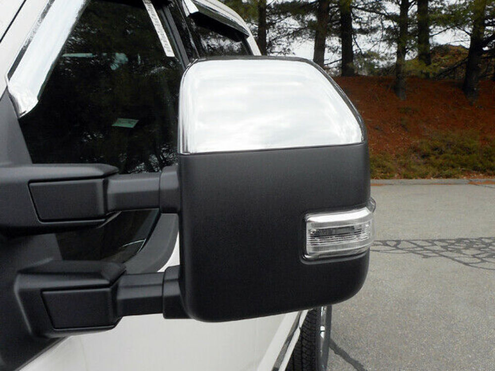 QAA MC57320 Chrome Mirror Cover Set 2Pc Fits 18-22 Super Duty