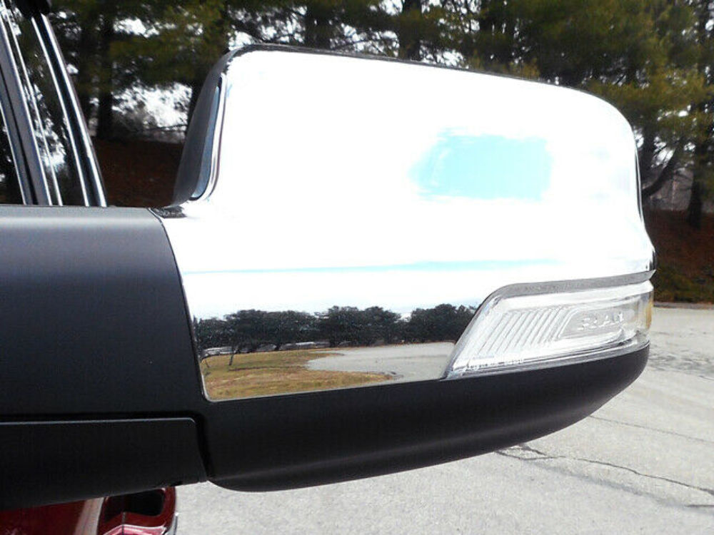 QAA MC59935 Chrome Mirror Cover Set 2Pc Fits 19-23 Ram