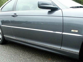 QAA MI25900 Polished Side Insert Trim 6Pc Fits 01-05 3 Series Coupe