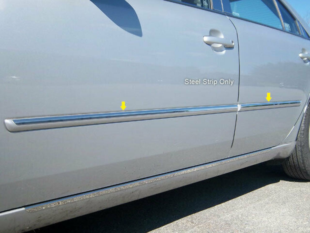 QAA MI26360 Polished Side Insert Trim 4Pc Fits 06-10 Sonata Sedan