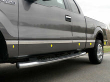 Load image into Gallery viewer, MI44312 Polished Side Insert Trim 10Pc Fits 04-14 F-150 Super Cab