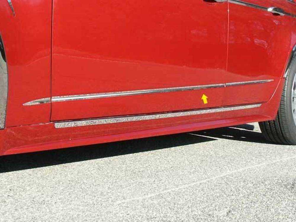 MI48250 Polished Side Insert Trim 6Pc Fits 10-4CTS Sport Wagon Wagon