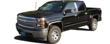 Load image into Gallery viewer, QAA MI54184 Polished Body Trim 4Pc Fits 14-18 Silverado Crew Cab