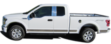 Load image into Gallery viewer, MI55302 Polished Side Insert Trim 12Pc Fits 15-20 F-150 Super Cab