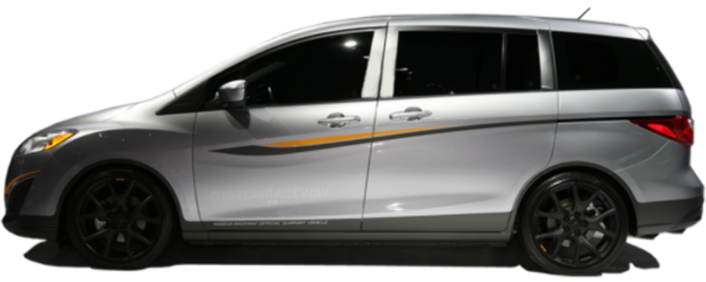 QAA PP10756 Polished Pillar Post Trim 6Pc Fits 06-10 Mazda5
