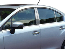 Load image into Gallery viewer, QAA PP12421 Polished Pillar Post Trim 6Pc Fits 12-16 Impreza Sedan