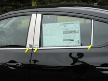 Load image into Gallery viewer, QAA PP12531 Polished Pillar Post Trim 6Pc Fits 12-19 Versa Sedan