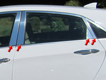 Load image into Gallery viewer, QAA PP13347 Polished Pillar Post Trim 8Pc Fits 13-17 Elantra