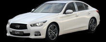 Load image into Gallery viewer, QAA PP14051 Polished Pillar Post Trim 6Pc Fits 14-23 Q50 Sedan