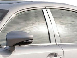 QAA PP14102 Polished Pillar Post Trim 4Pc Fits 14-20 IS Sedan