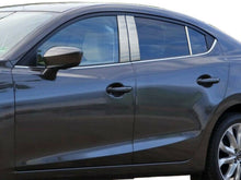 Load image into Gallery viewer, QAA PP14751 Polished Pillar Post Trim 6Pc Fits 14-18 Mazda3 Sedan