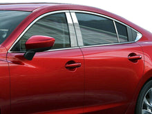 Load image into Gallery viewer, QAA PP14761 Polished Pillar Post Trim 6Pc Fits 14-21 Mazda6 Sedan