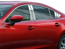 Load image into Gallery viewer, QAA PP14762 Polished Pillar Post Trim 10Pc Fits 14-21 Mazda6 Sedan